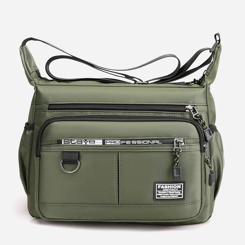 Umhängetasche für Herren, große Kapazität, lässige Schultertasche aus Nylon