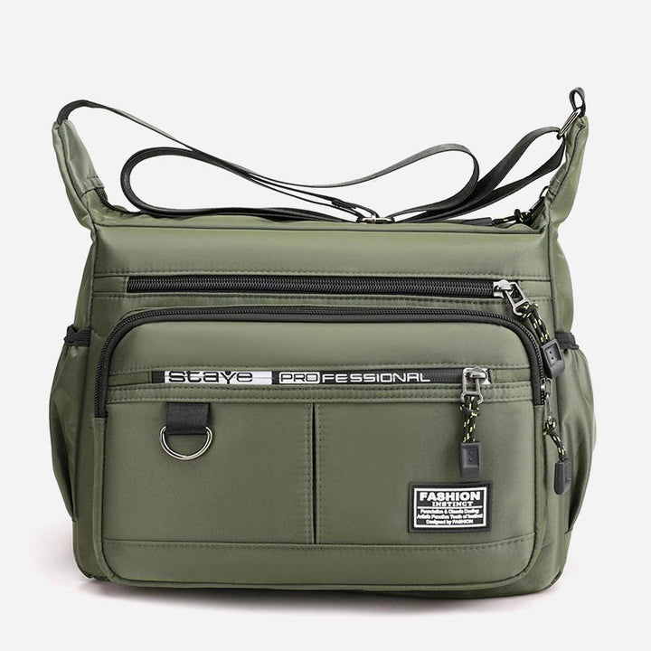 Umhängetasche für Herren, große Kapazität, lässige Schultertasche aus Nylon