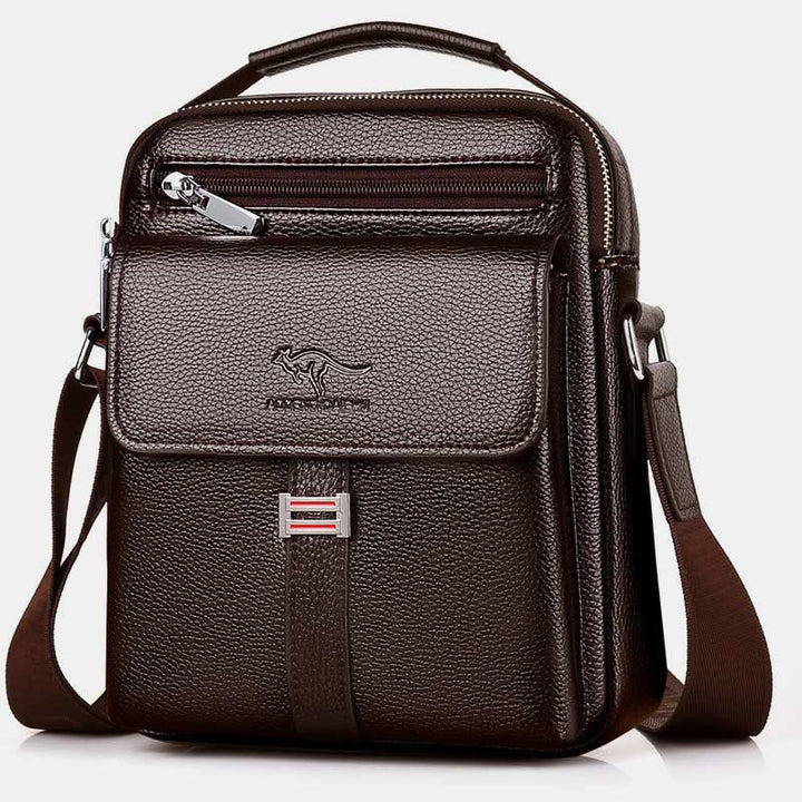 Messenger Bag für Herren, leicht, wasserdicht, Reise-Umhängetasche mit Nieten