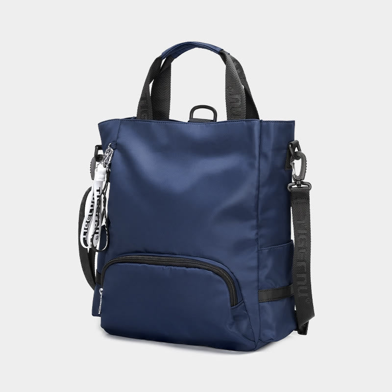 Leichte Umhängetasche, umwandelbarer Rucksack, lässige Handtasche, Büchertasche