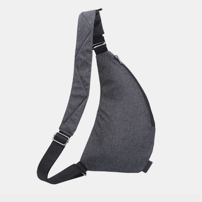 Leichte, langlebige Sling-Brusttasche, wasserdicht, kratzfest, Tagesrucksack, lässige Herren-Geldbörsen