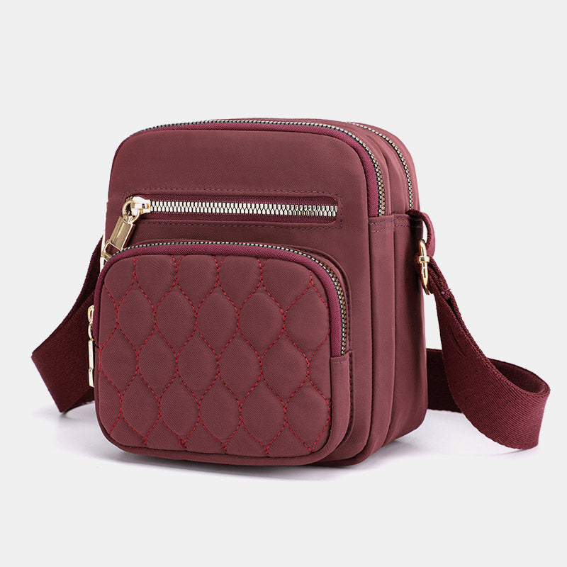 Messenger Bag mit großem Fassungsvermögen und mehreren Taschen