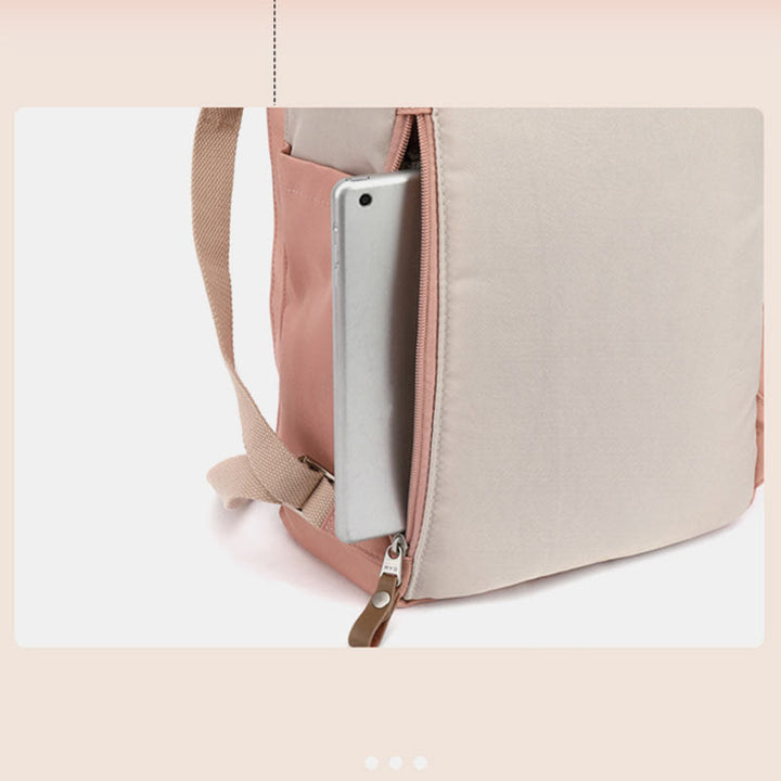 Rucksack für Studenten im Teenageralter, einfacher, leichter Computer-Tagesrucksack mit mehreren Taschen