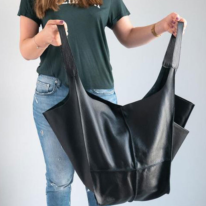 Übergroße Einkaufstasche im Vintage-Stil