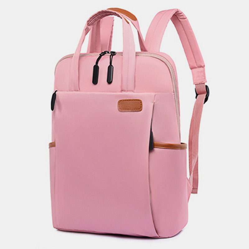 Lässiger, wasserdichter Nylon-Rucksack mit großem Fassungsvermögen 