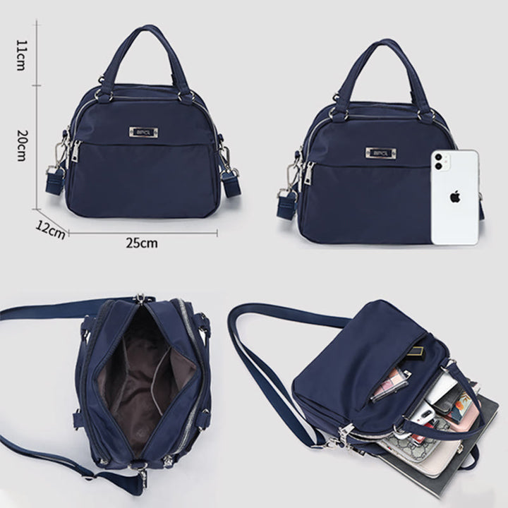 Handtasche für Damen, lässige Oxford-Geldbörse, leichte Umhängetasche