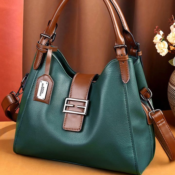 Vintage Unterarm Tasche Frauen Tragbare Große Fach Crossbody Geldbörse