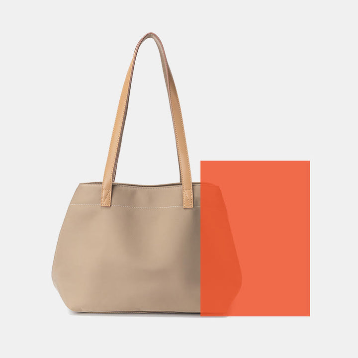 Tragetasche für Damen, große Kapazität, minimalistische Oxford-Umhängetasche