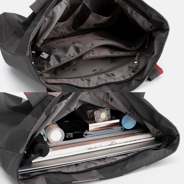 Wasserdichte, langlebige Freizeithandtasche mit großem Fassungsvermögen und Geldbörse