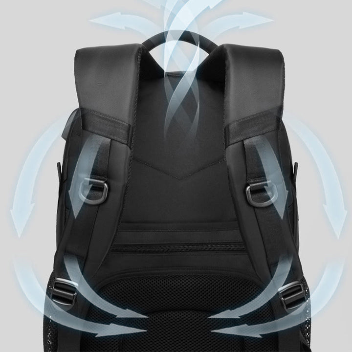 Rucksack für Herren, für Geschäftsreisen, Studenten, Laptop, Oxford, wasserdicht, Tagesrucksack