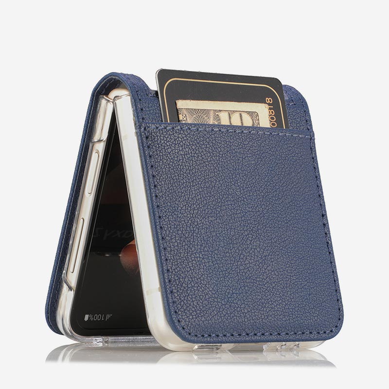 Samsung Galaxy Z Flip&amp; Z Flip 5 6 Handyhülle Leder Handytasche mit Kartenhalter