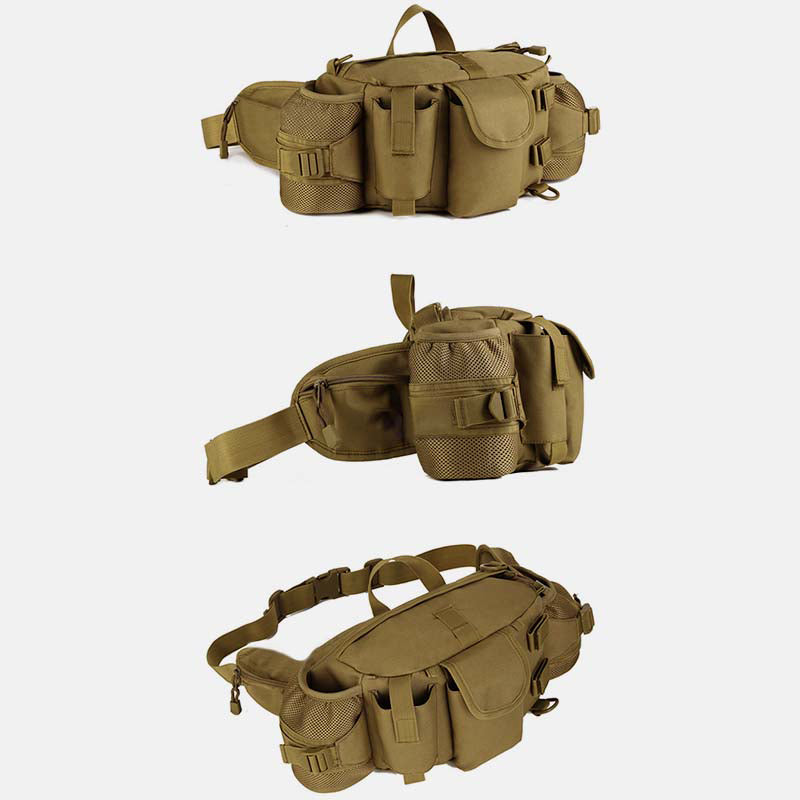 Multi-Pocket Crossbody Tasche Taktische Hüfttasche Passend für 10 Zoll Tablet
