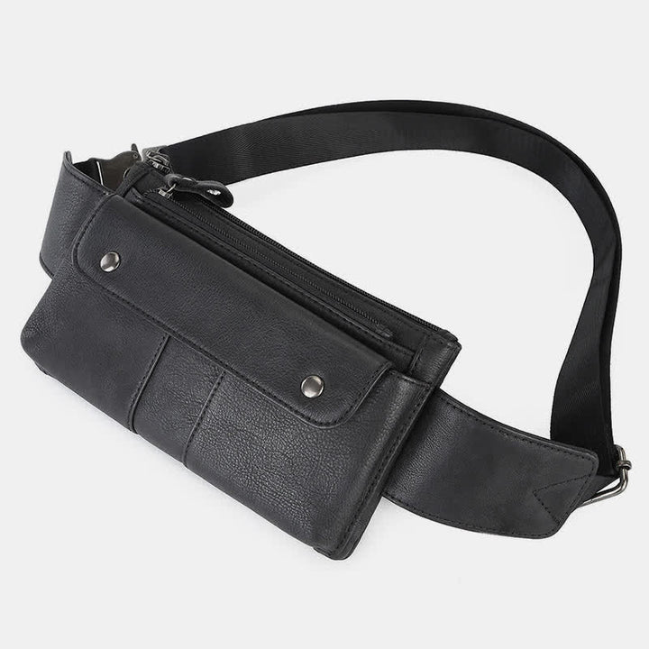 Trendige Retro-Gürteltasche mit großem Fassungsvermögen