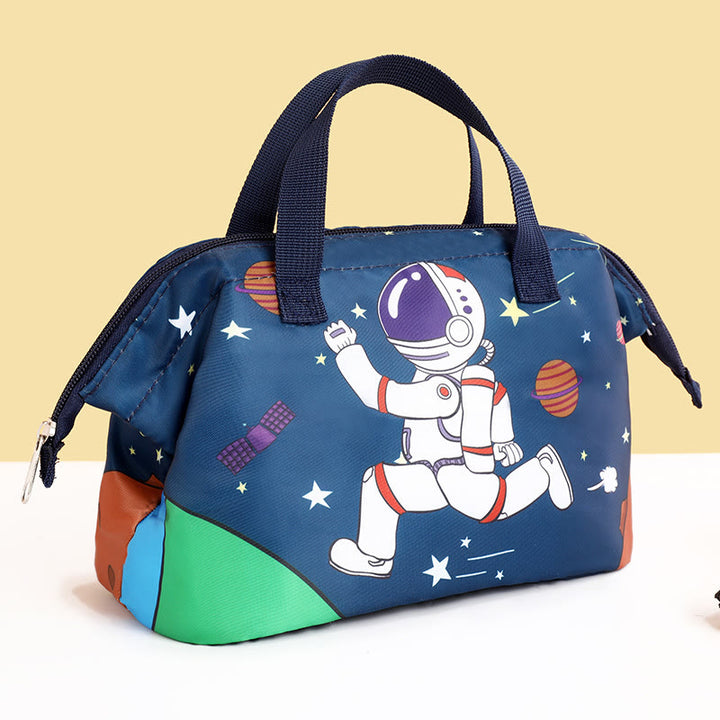 Cartoon-Lunchpaket für Studenten, verdickte Aluminiumfolie, Isolierungshandtasche