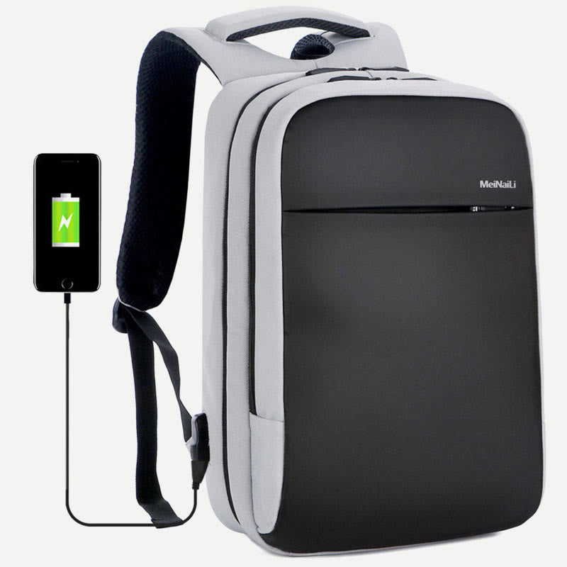 Rucksack für Männer Business Anti-Diebstahl Laptop Nylon Große Kapazität Daypack