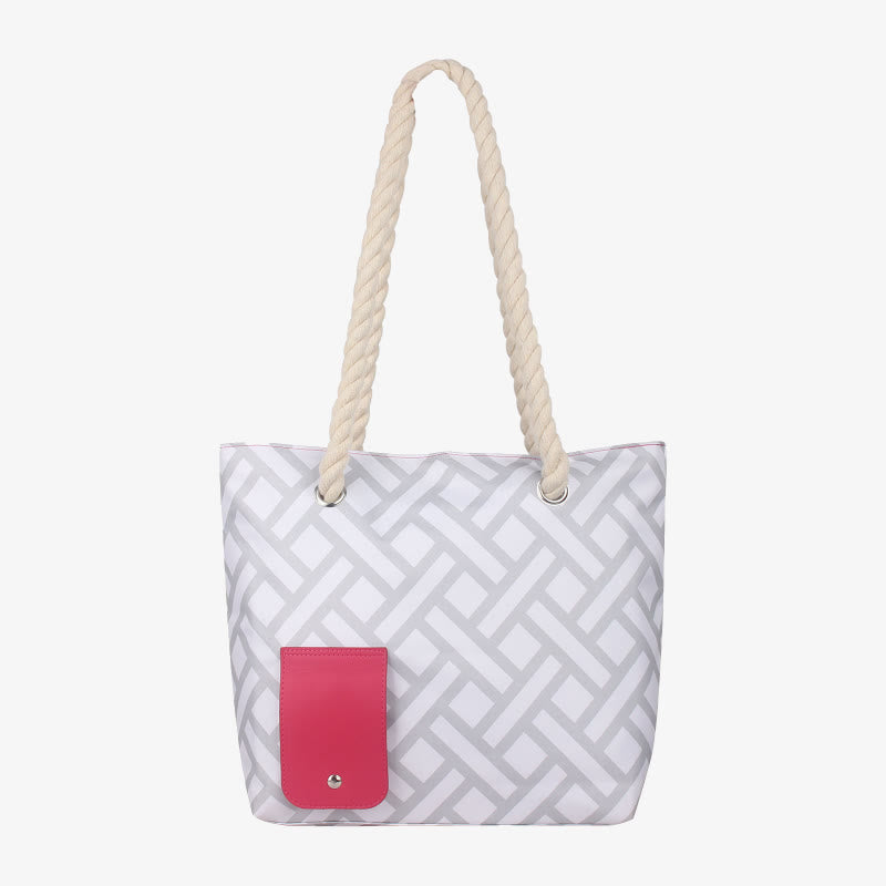 Große Strandtasche, Einkaufstasche, wasserdicht, großer Pool, mit Weinbehälter