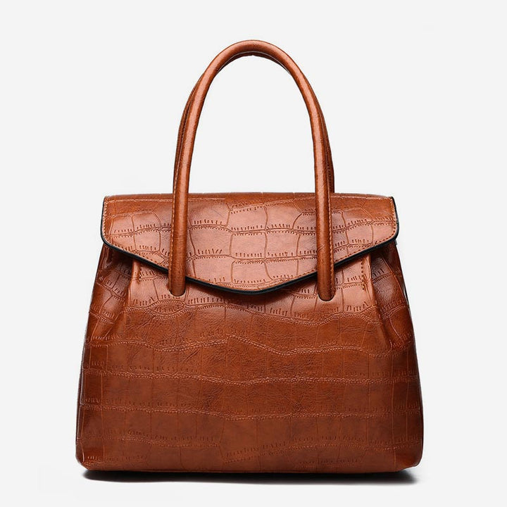 Damen Satchel Handtasche Schultertaschen Robuste Tragetaschen mit Griff oben