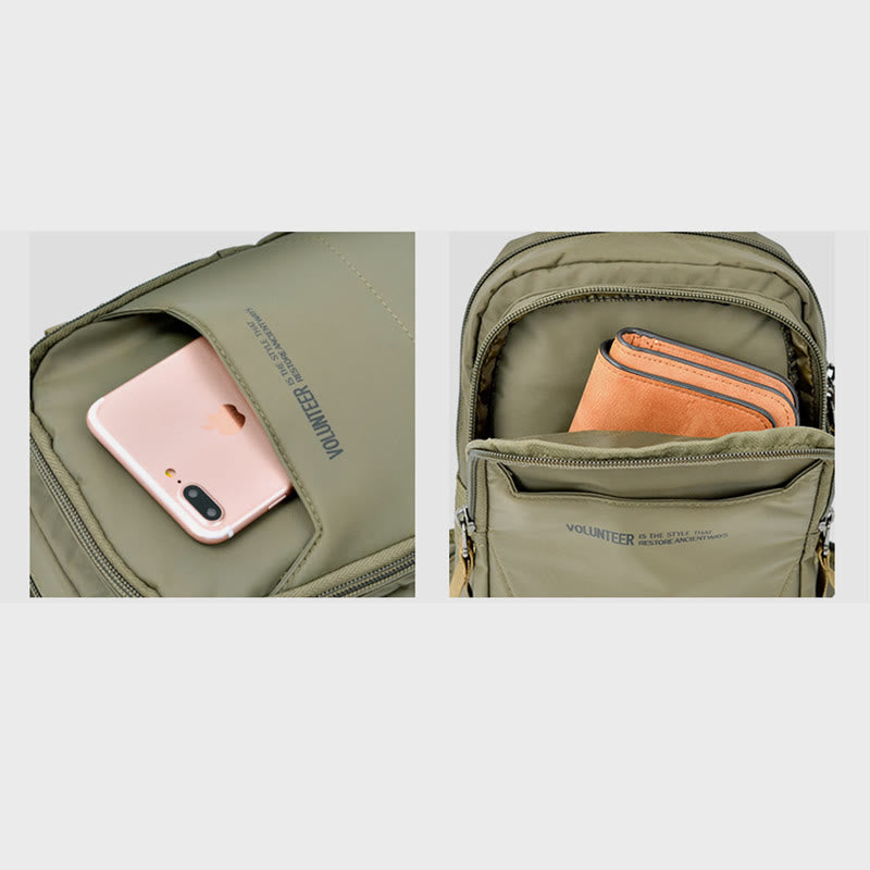 Schultertasche für Herren, Oxford-Umhängetasche für Outdoor-Reiten
