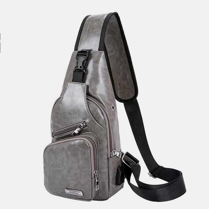 Weiche, dreifach verwendbare Schultertasche mit mehreren Taschen für Ausflüge