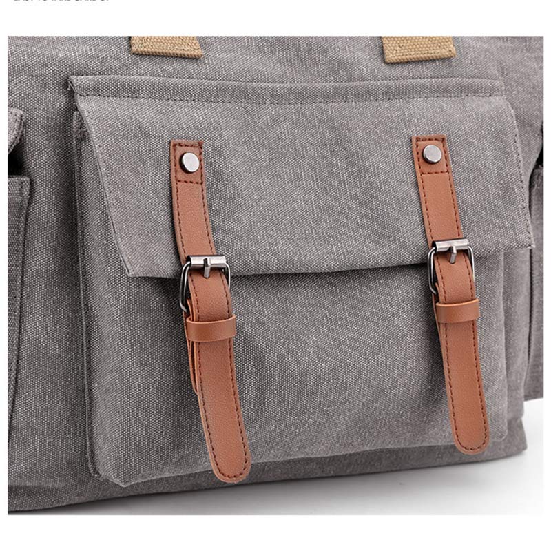 Große Kapazität Damen Canvas Tote Casual Crossbody Schulter Handtaschen Messenger Bag