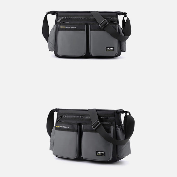 Klassische Reisetasche für Männer, Robuste große Umhängetasche aus Nylon
