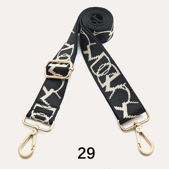 Ersatz verstellbare Crossbody Geldbörse Riemen Streifen breit