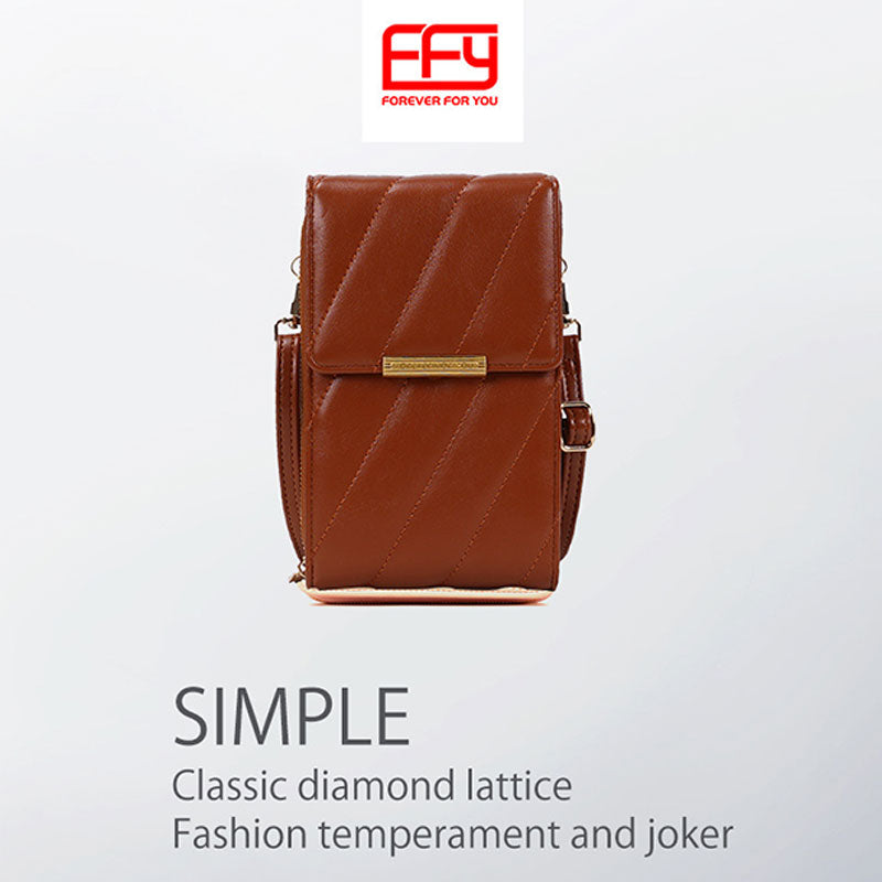 Kleine Crossbody-Handy-Geldbörse für Damen, klassische Handytasche