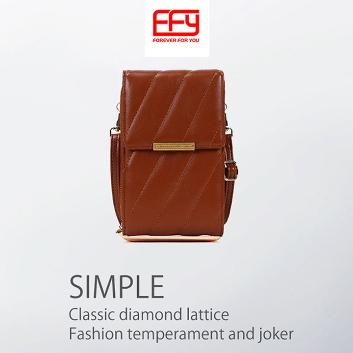 Kleine Crossbody-Handy-Geldbörse für Damen, klassische Handytasche