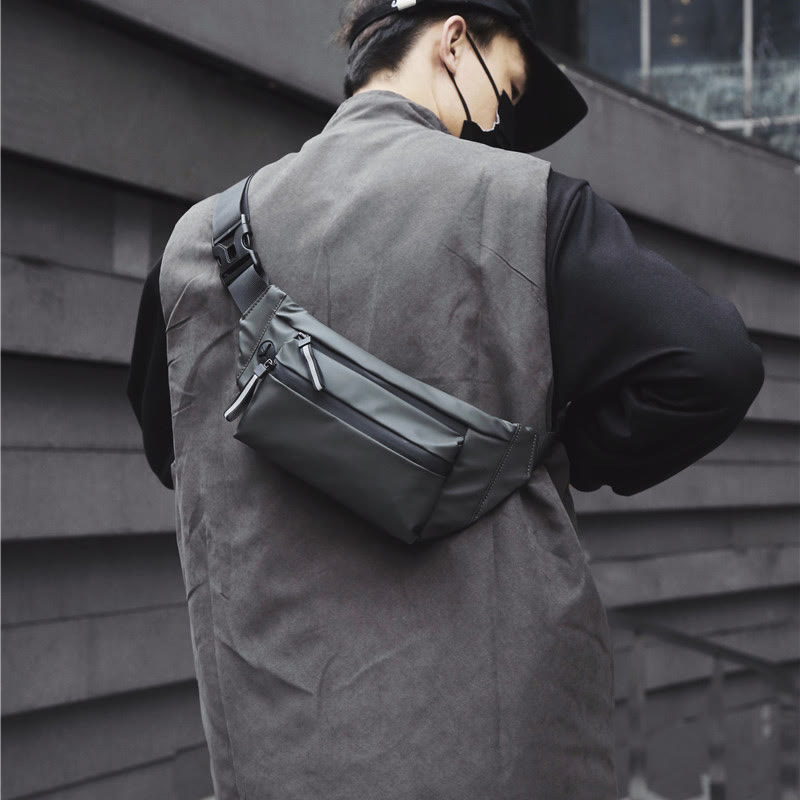 Gürteltasche für Herren, Outdoor-Sport, Nylon, Umhängetasche