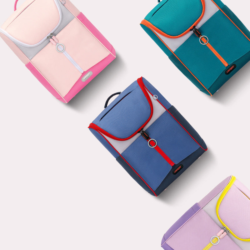 Leichter Kinderrucksack für Mädchen und Jungen, klassischer Schulrucksack