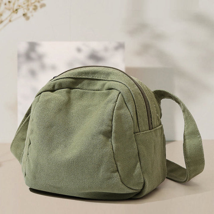 Lässige Umhängetasche für Damen aus Canvas, einfache Reisetasche