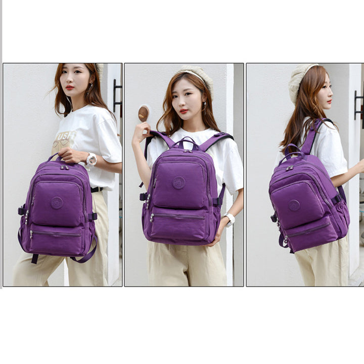 Laptop-Rucksack, leichter Reiserucksack für Frauen, College-Schulbüchertaschen