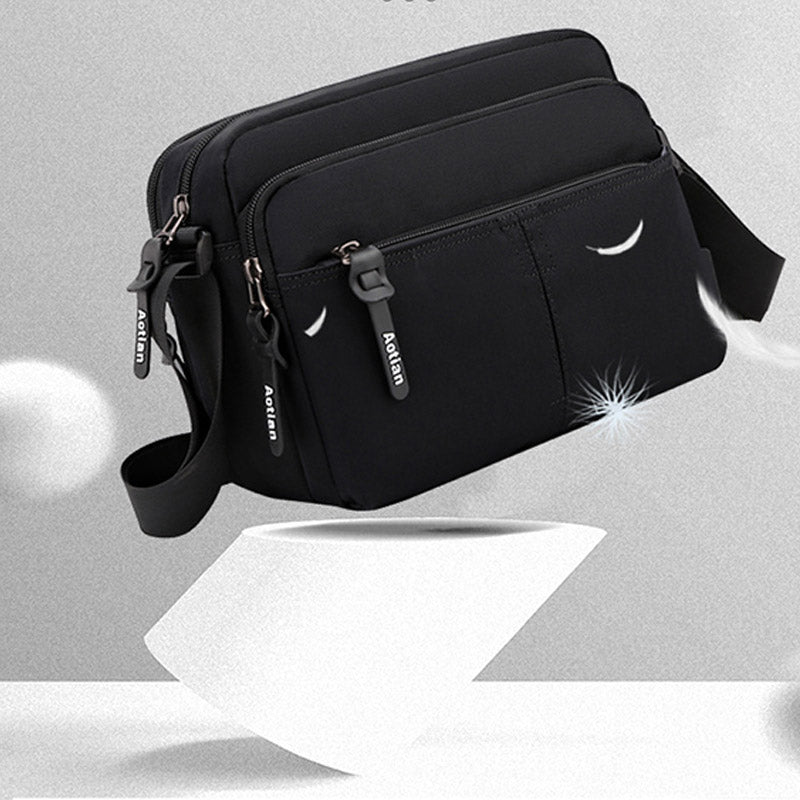 Unisex Leichte Casual Umhängetasche Mehrere Taschen Robuste Schulter Tasche Geldbörse