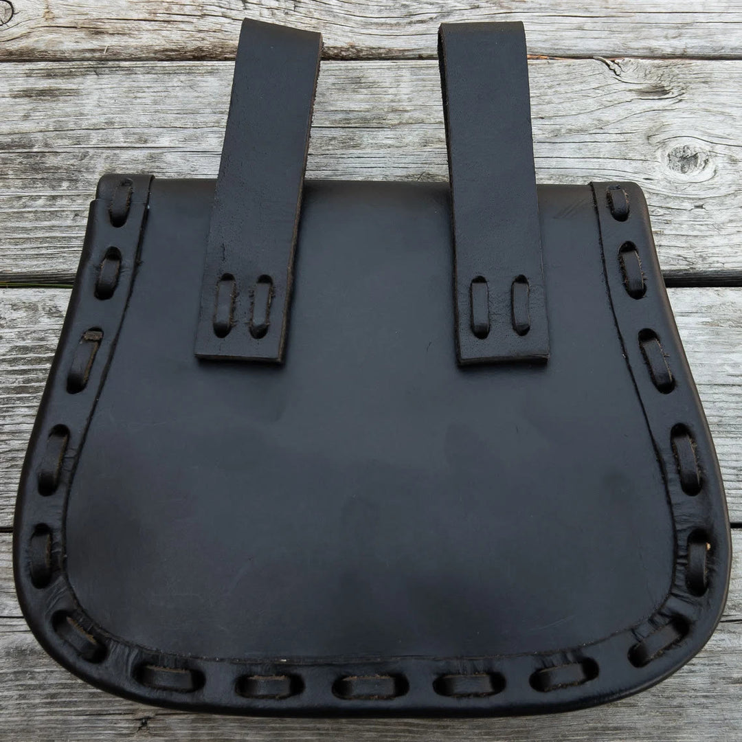 Vintage Gürteltasche Mittelalterliche Kreuzschnalle Cosplay Leder