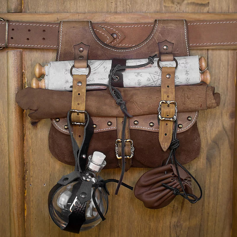 Vintage Hüfttasche Mittelalterliche Cosplay Outdoor Gürteltasche Werkzeugset