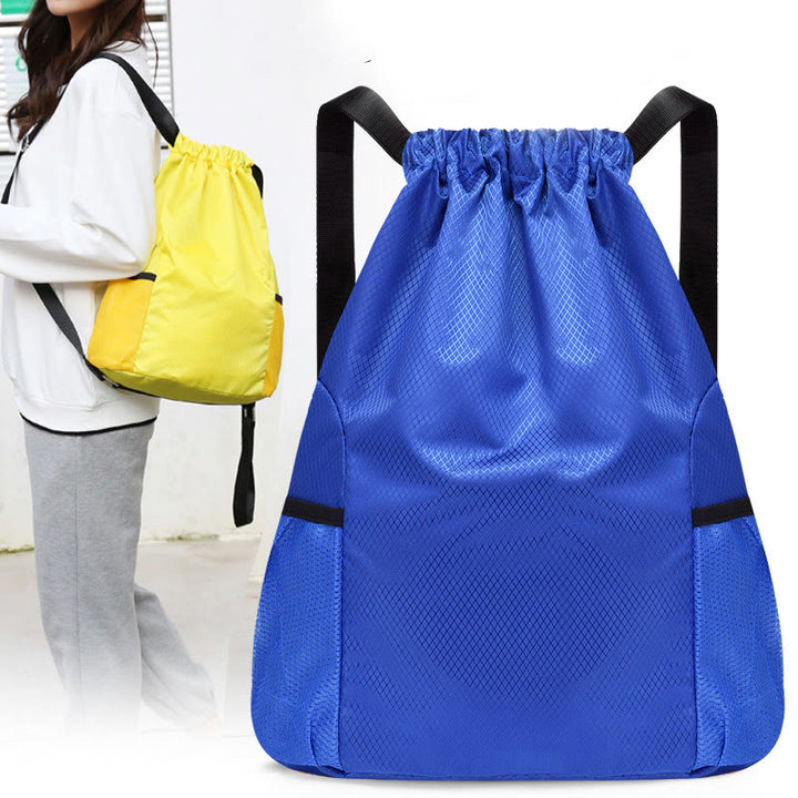 Rucksack für Outdoor-Sport, leicht, mit Kordelzug, einfache Fitnesstasche