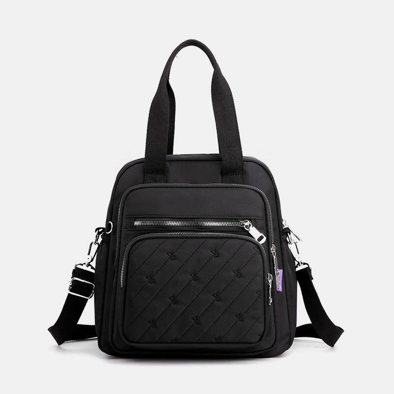 Multifunktionale leichte Prägung Elegante Handtasche Umhängetasche Rucksack