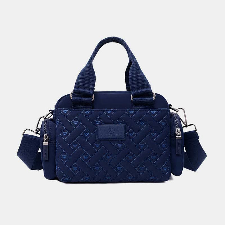 Leichte, mehrere Taschen aufweisende Damen-Geldbörsen, wasserdichte, gesteppte Umhängetasche