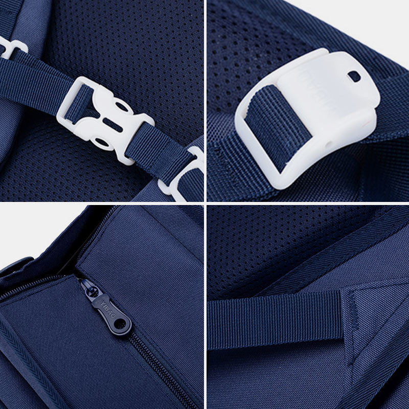 Kinderrucksack für Mädchen und Jungen, robust, atmungsaktiv, mit Reflektorstreifen