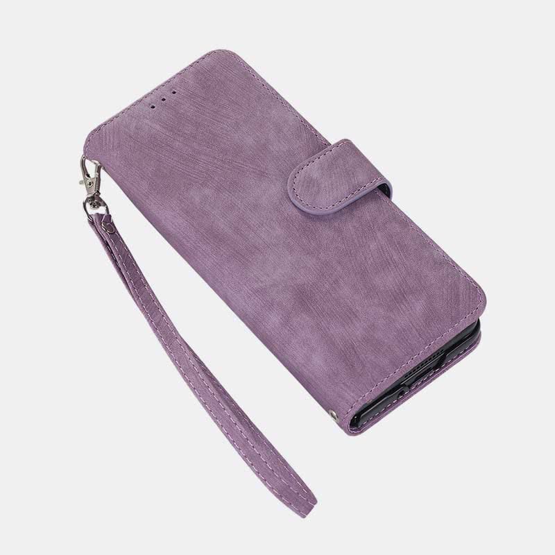 Brieftaschenhülle für Galaxy Z Fold 5/4/3 mit S-Pen-Halter und Umhängegurt