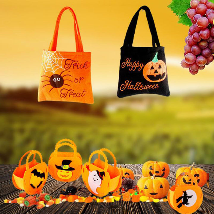 10 Pcs Halloween Kinder Handgemachte Diy Stoff Geschenk Tasche Handtasche