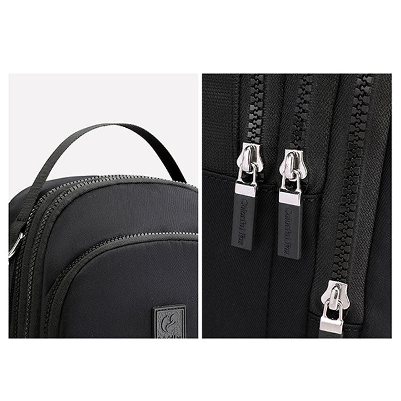 2-Wege-Verwendung Wasserdicht Leichte Casual Rucksack Schultertasche