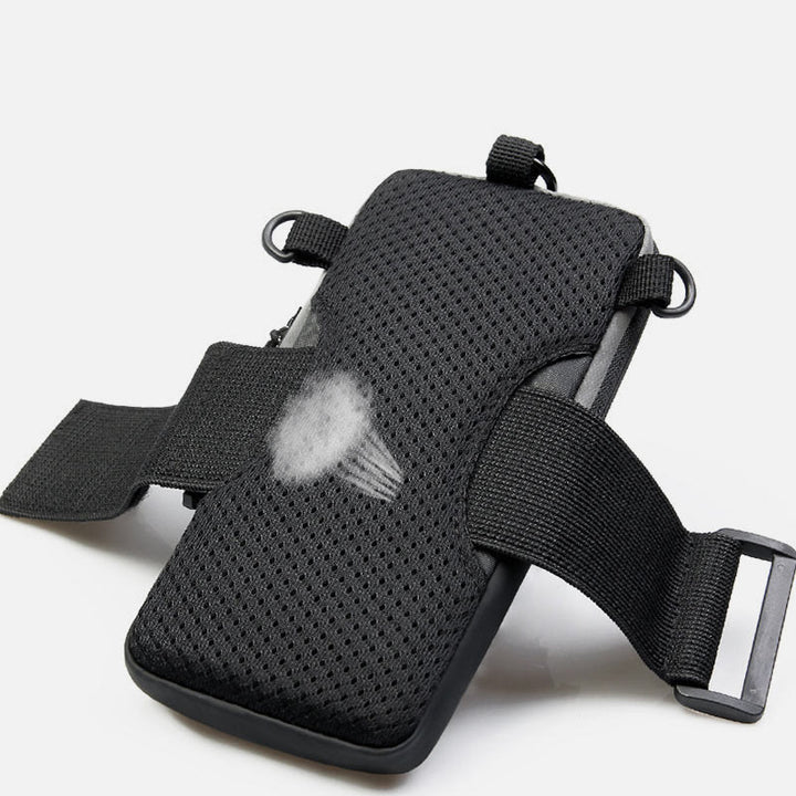 Handgelenktasche zum Laufen, wasserdichte Leder-Fitness-Telefontasche