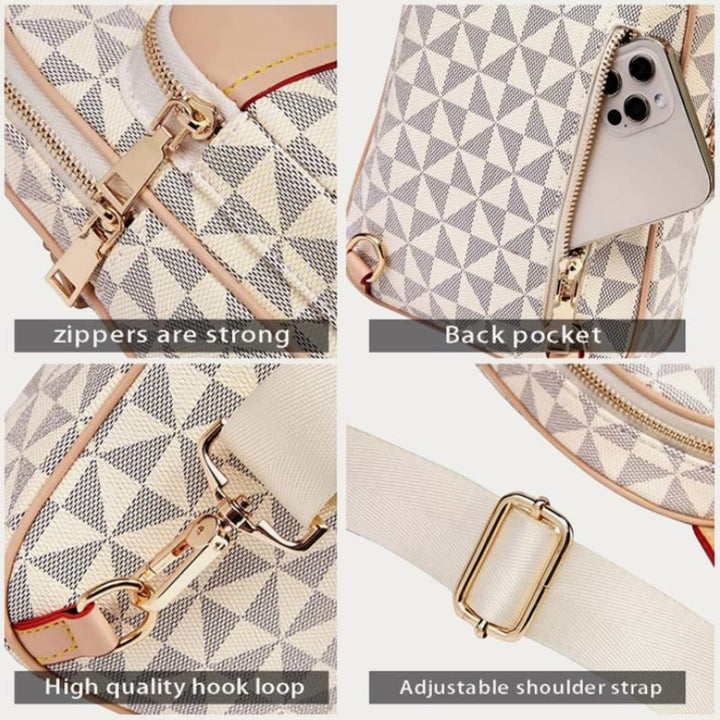 Modische Schultertasche aus Leder für Damen und Herren, stilvolle Brusttasche
