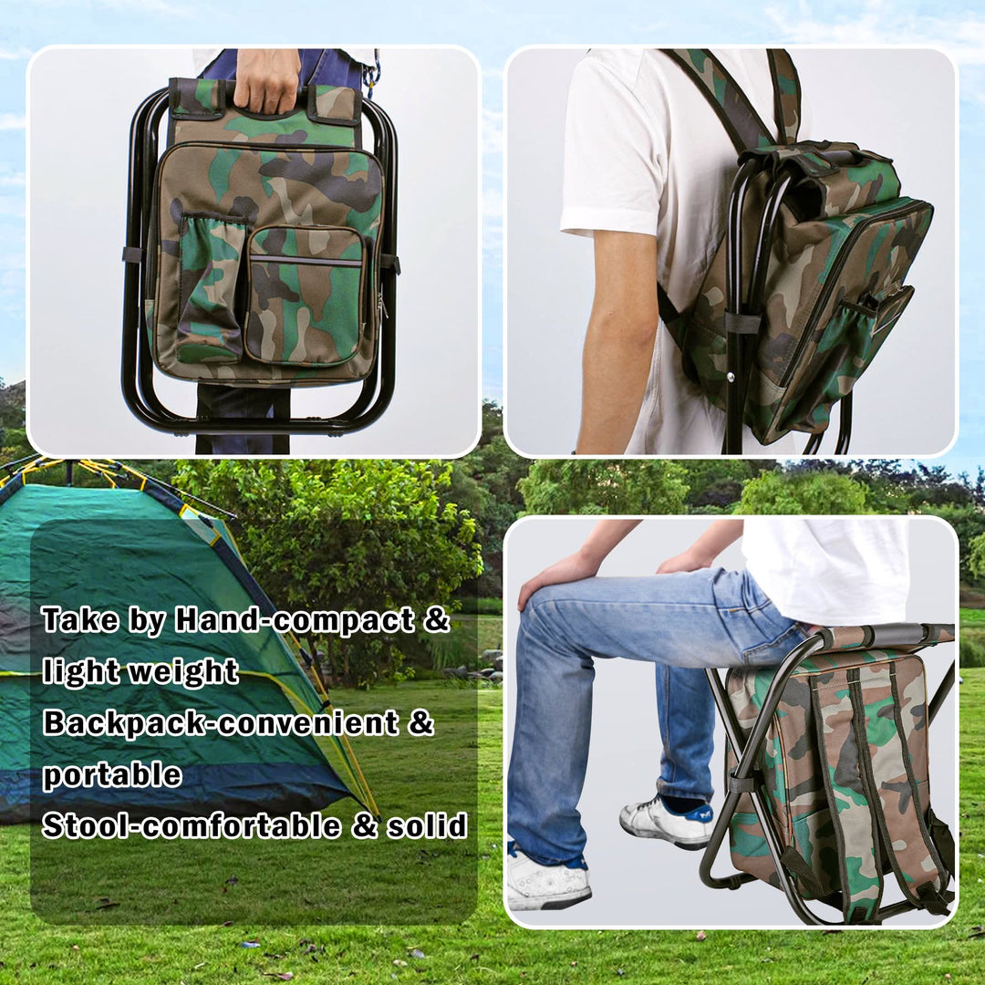 Kühltasche für Outdoor-Camping, faltbarer Strandstuhl mit mehreren Funktionen