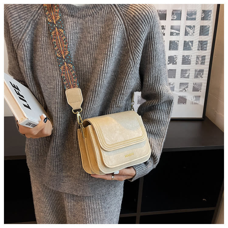 Handytasche für Damen mit breiten Trägern, Umhängetasche für den täglichen Bedarf