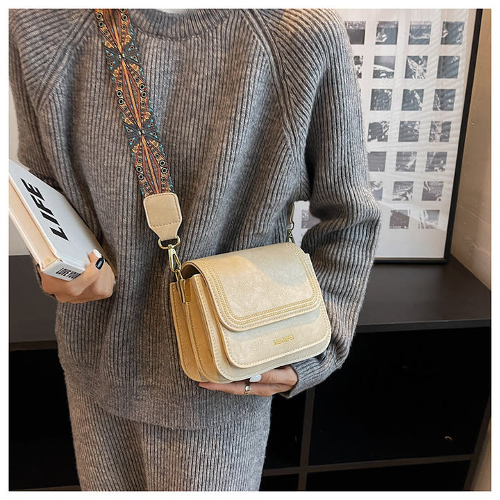 Handytasche für Damen mit breiten Trägern, Umhängetasche für den täglichen Bedarf