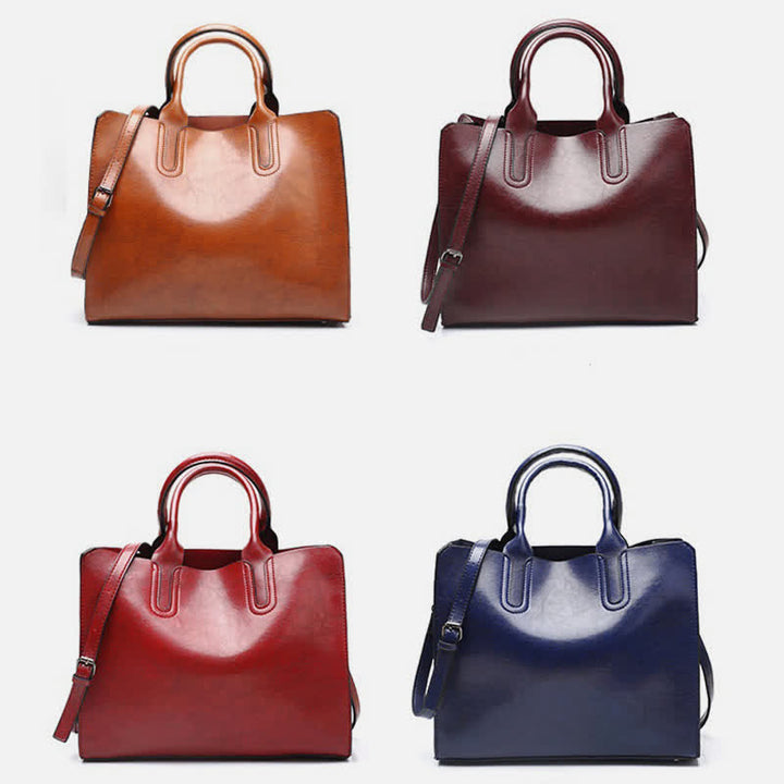 Business-Tragetasche für Damen, Arbeitstasche, lässige Lederhandtasche
