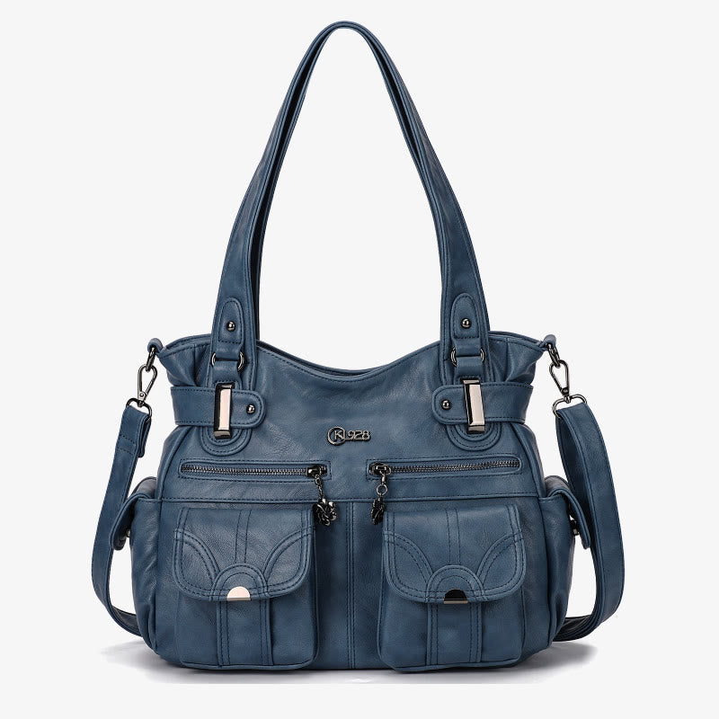 Tragetasche für Damen, für den täglichen Ausflug, mehrere Taschen, eine farbige Tasche