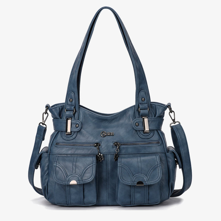 Tragetasche für Damen, für den täglichen Ausflug, mehrere Taschen, eine farbige Tasche